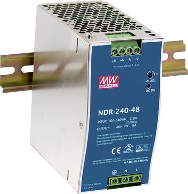 MEANWELL NDR-240-48 Single-Phase Converter 48V 240W