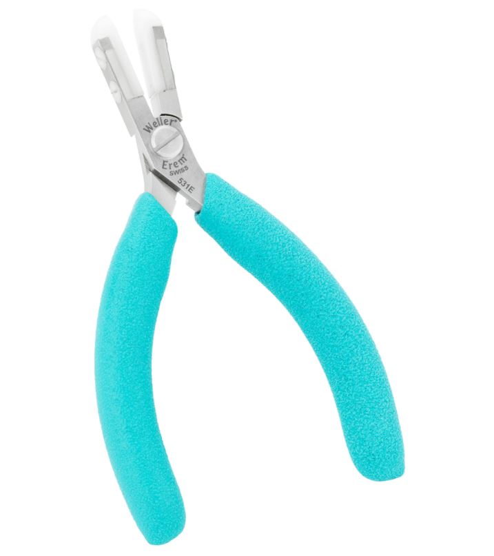 Pinze a becco piatto con ganasce in nylon sostituibili, Serie 500, 531E Weller