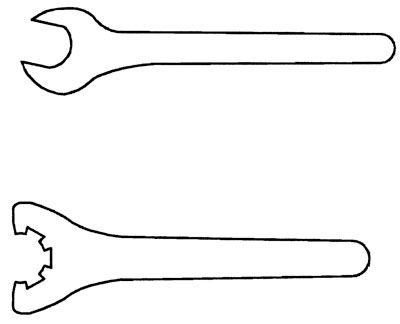 Chiave per mandrino a pinza #4615  ER25/RD