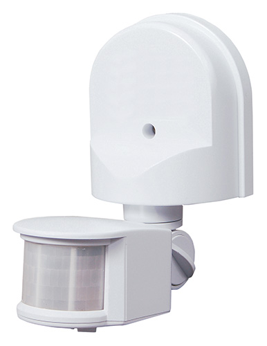 SENSORE LX16C BIANCO PIR PARETE INFRAR 180° 12MT LX16C BIANCO