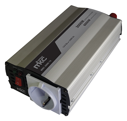 Inverter MKC-3000-12 12VDC 230VAC 3000W softstart onda sinusoidale modificata