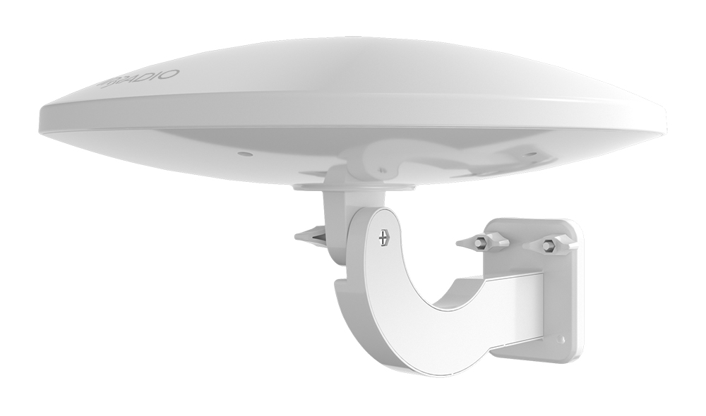 IR-Digital OMNI 1 Amplified Outdoor DVB-T2 Omnidirectional Antenna, White Colour