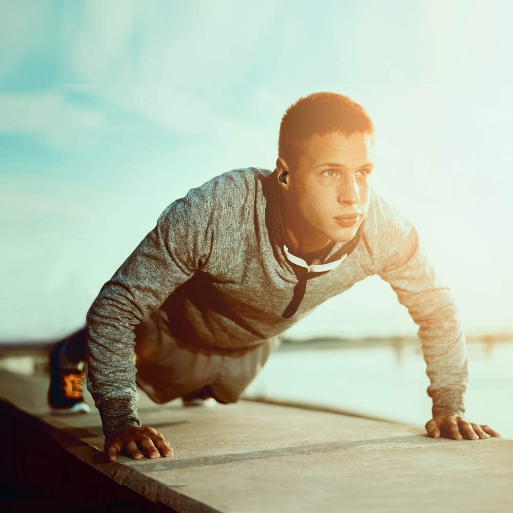 Stereo earphones with Bluetooth Mod. Vervebuds 200 black