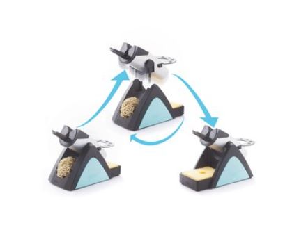 2-in-1 Safety Stand with Metal Wool and Sponge T0051518299 Weller