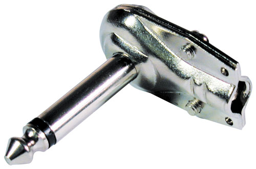 433329597 Plug mono  6,3 mm metallic angled