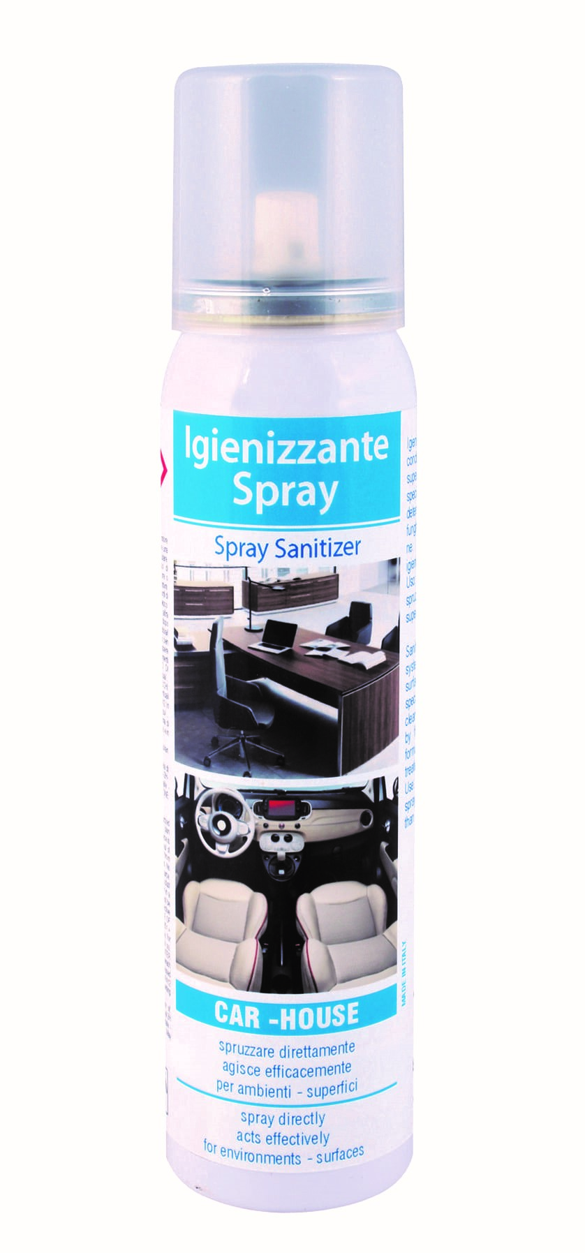 Spray igienizzante per superfici e interni Auto 100 ML