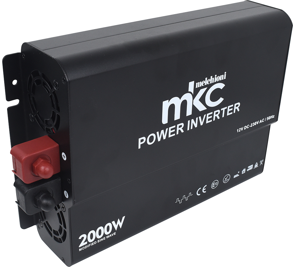 INVERTER MKC-2000M-12 12VDC 230VCA 2000W SOFTSTART ONDA MODIFICATA