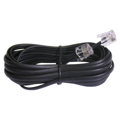 492821563 Cable phone linear 3mt with connector black 6/4