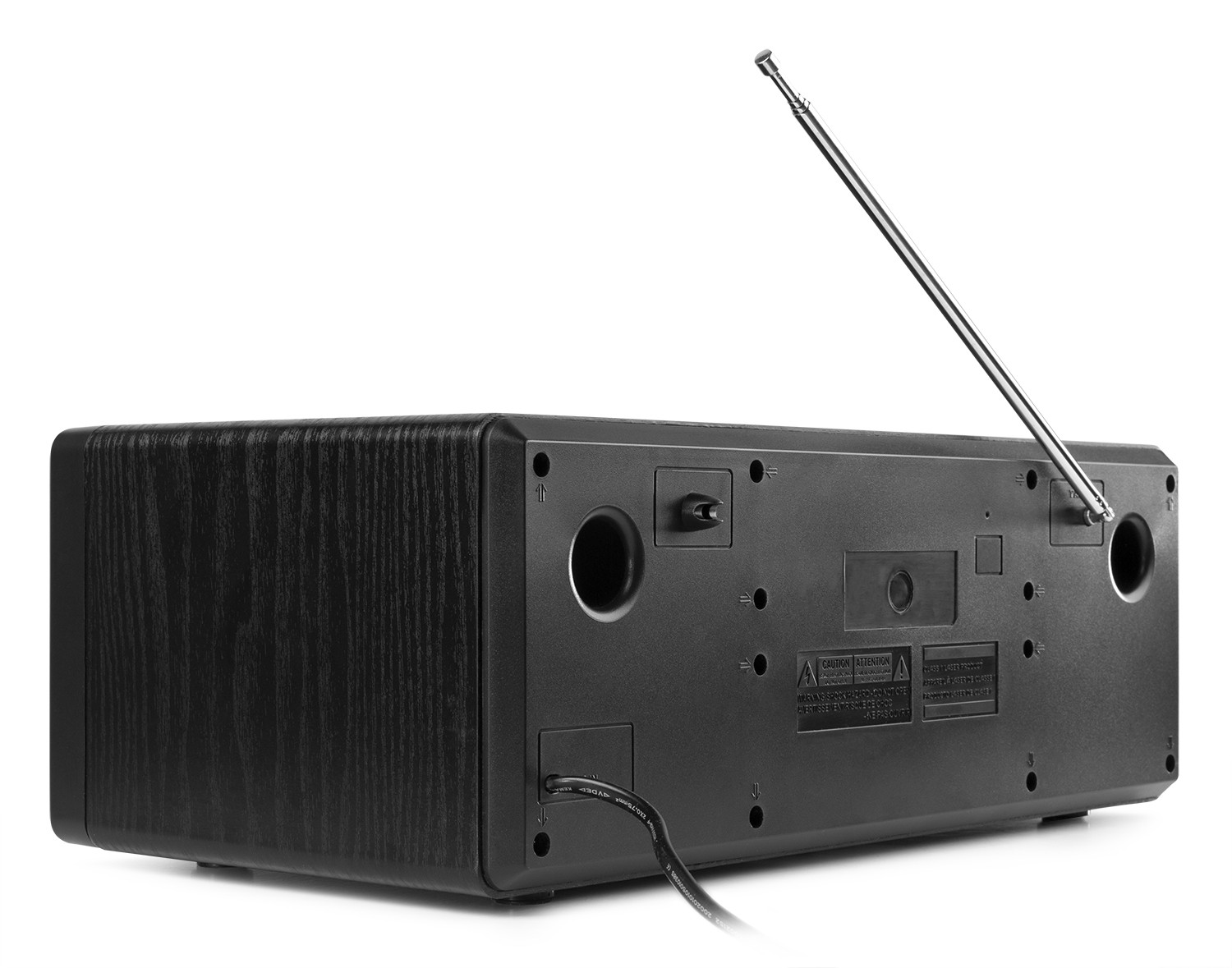 Prato, Radio da 60W  con DAB+/FM, display, lettore CD, Bluetooth, colore nero