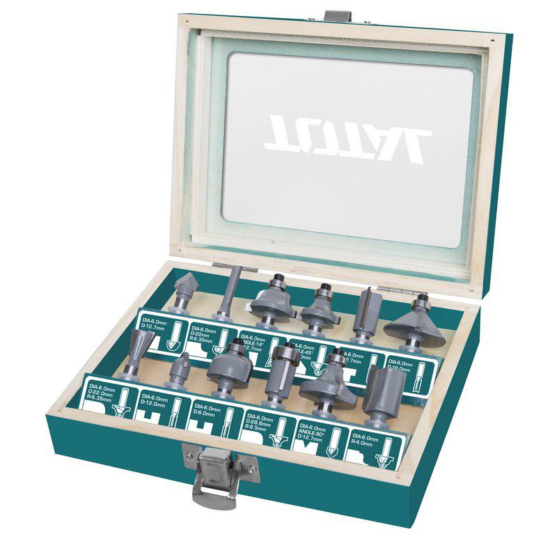 Frese per Fresatrice da 6mm - Set 12 pezzi TACSR0121