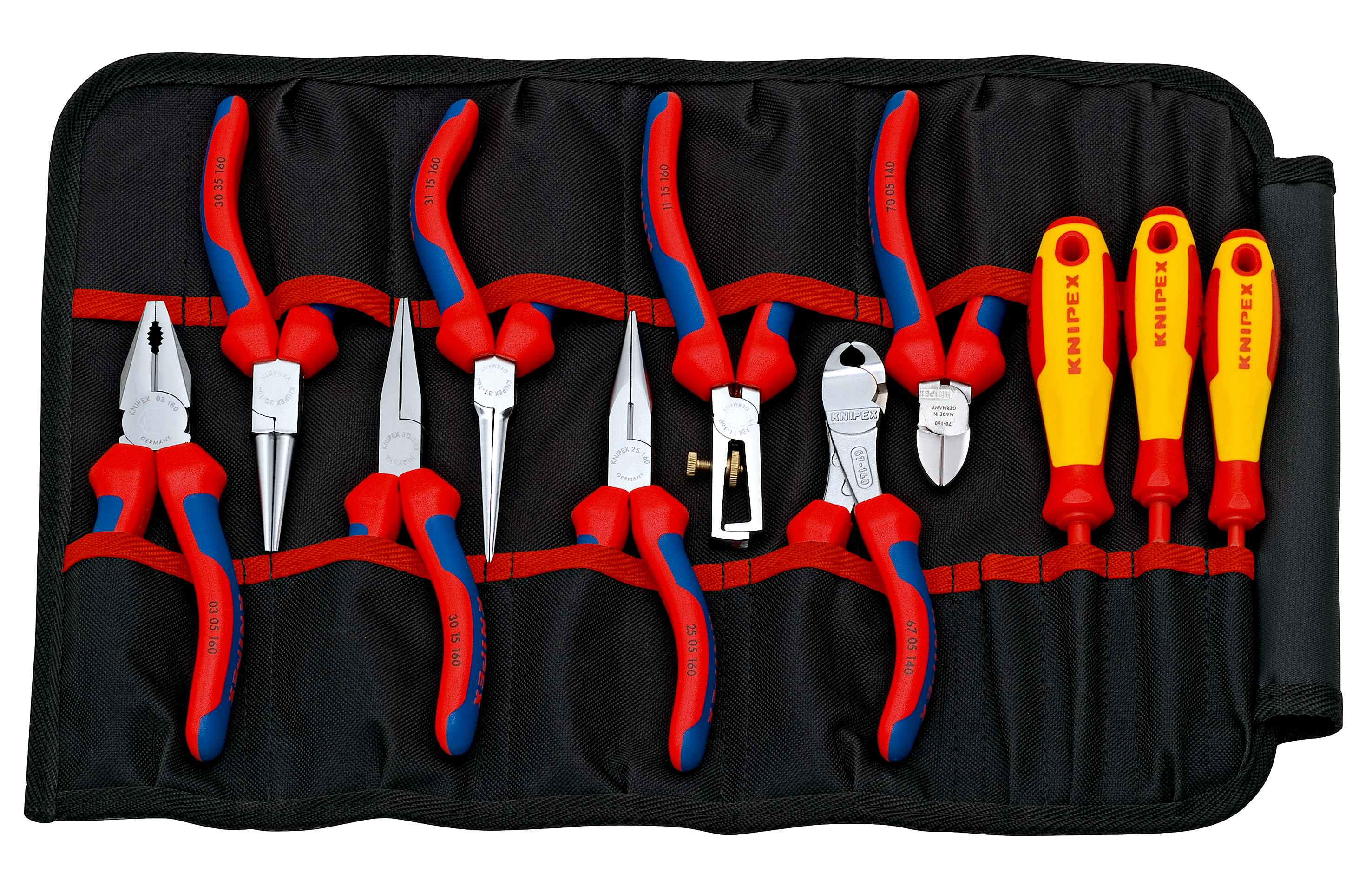 Roll-up tool bag 00 19 41, 1000V insulation