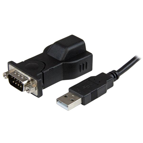 Startech.com ICUSB232D Cavo Adattatore 1 porta USB a Seriale RS232 / DB9 -Convertitore USB a RS232 con cavo rimovibile USB A-B da 1,8m