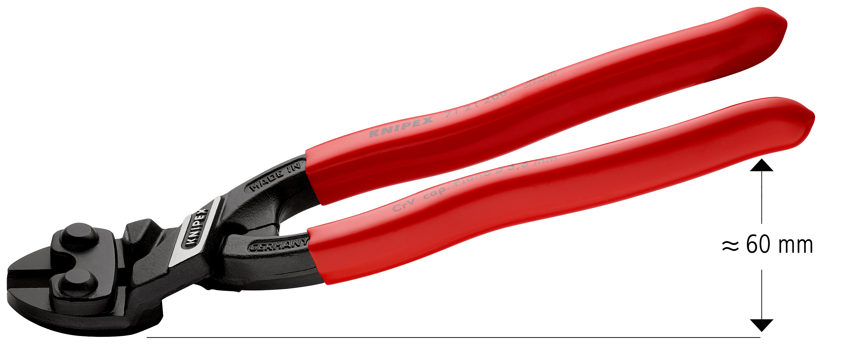 KNIPEX CoBolt® Tronchesi a doppia leva 71 21 200