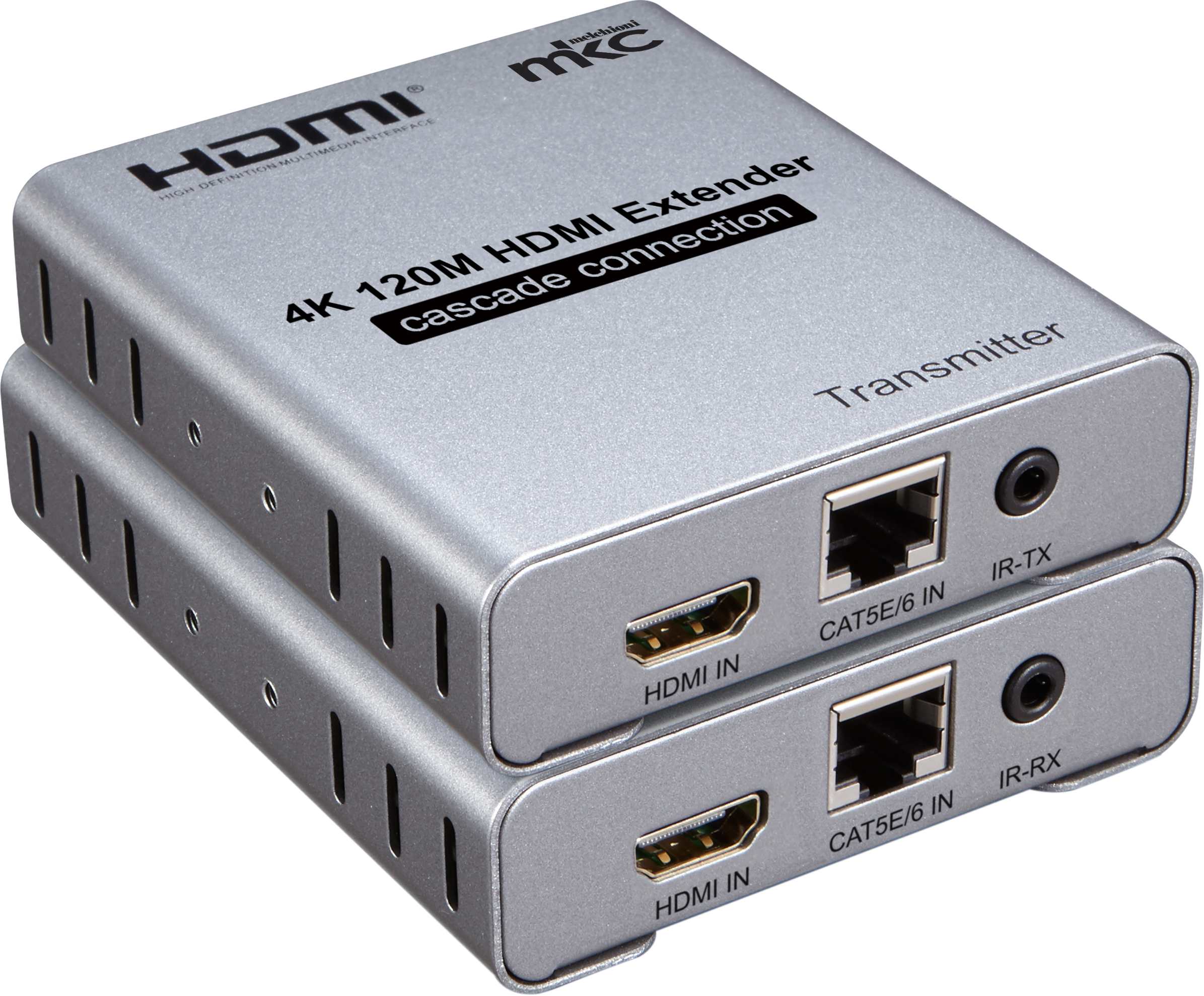 HDMI 1.4b Extender 4K up to 120m, daisy chain connection model MK-02ESC TX + RX