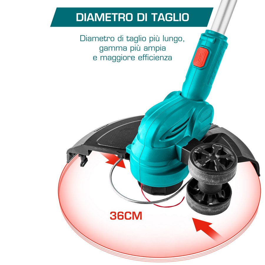 Decespugliatore Tagliabordi - One Battery TGTLI20018