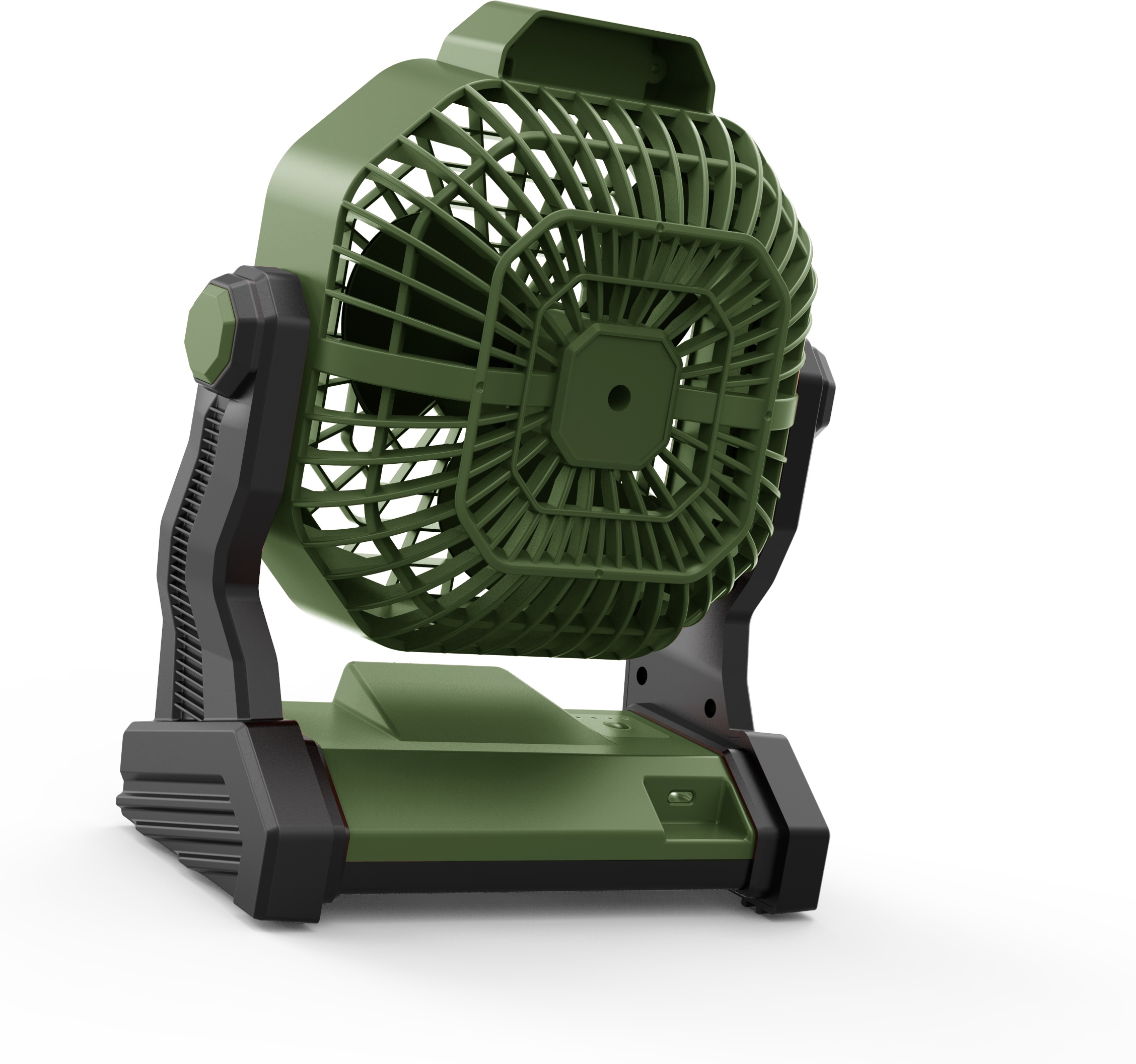 Rechargeable camping fan MF 0612VL with LED light Ø 12 cm,