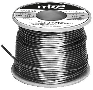 MK6040/0.7/500 - Stagno in rocchetto 60/40 0,7mm 500gr