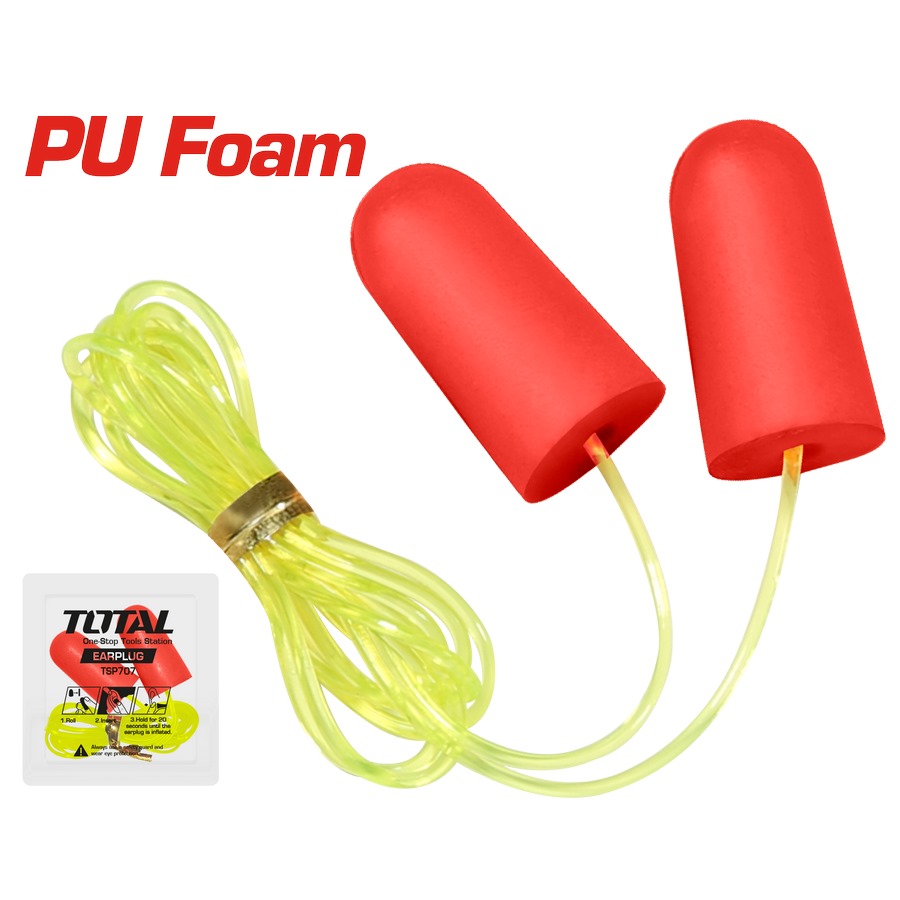 PVC Noise Protection Earplugs TSP707