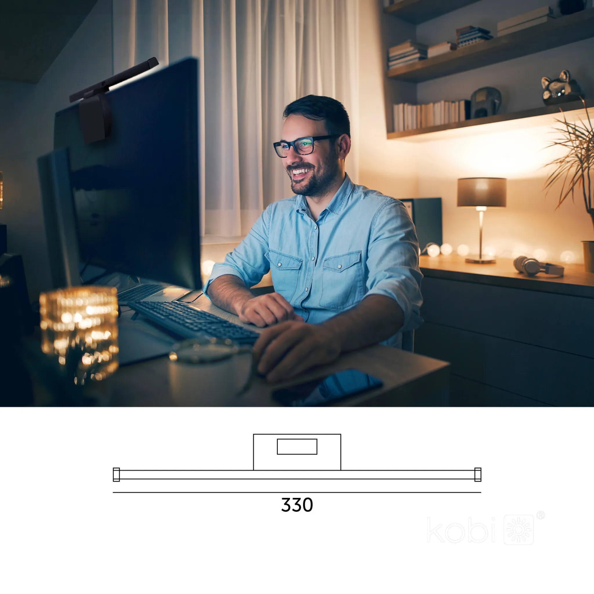 LED LUME- IQ 5W LAMPADA PER SCHERMO PC