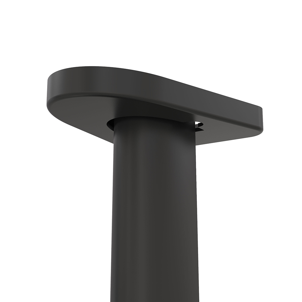 Supporto da soffitto per videopriettori. Distanza da soffitto di 135mm, colore nero, Mod. SP-IR-CEILING-135