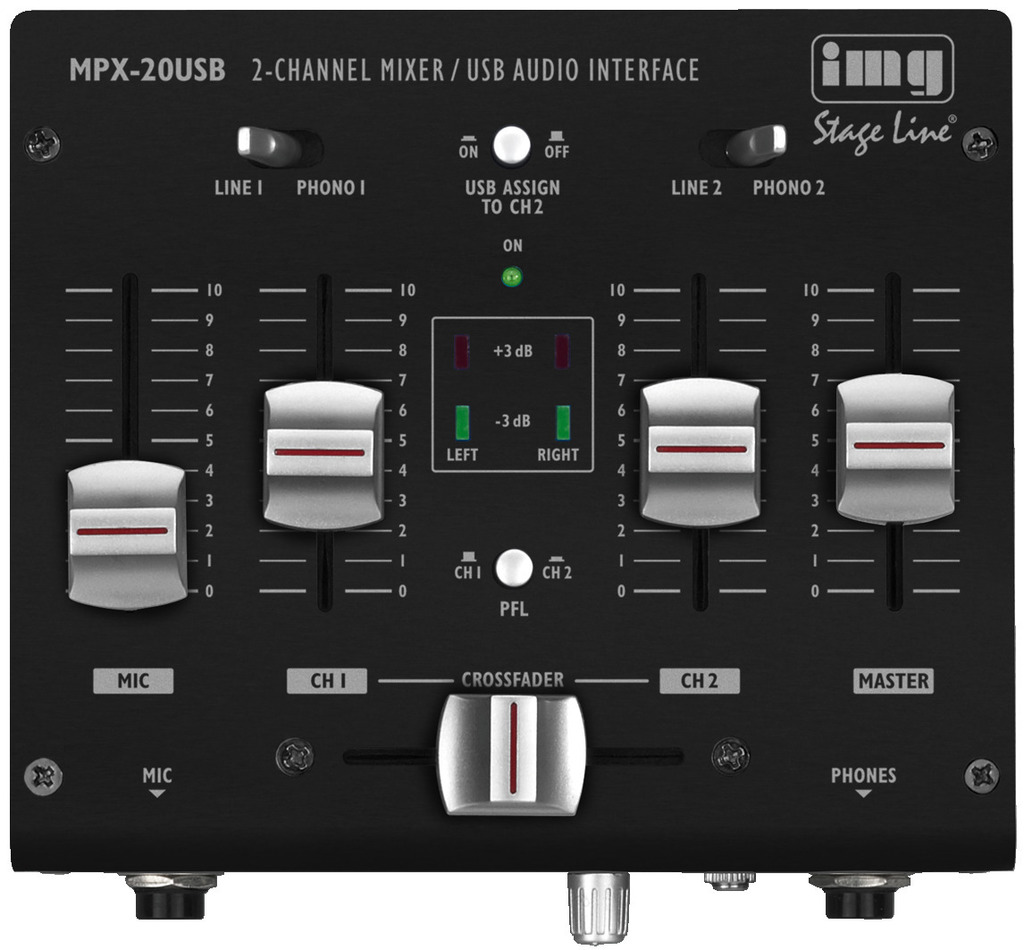 MPX-20USB - Mixer Stereo