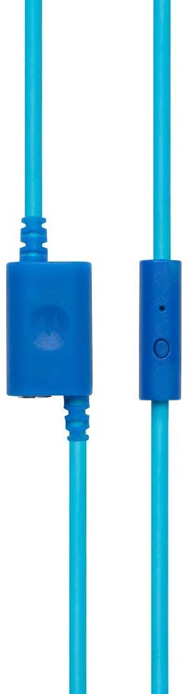 Wired stereo headphones with volume limiter, Model Squads 200 blue