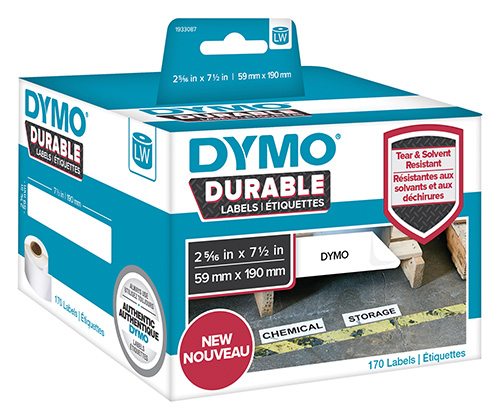 Etichette DYMO® LabelWriter™ Durable  Mutliuso Bianco  - 59 x 102 mm