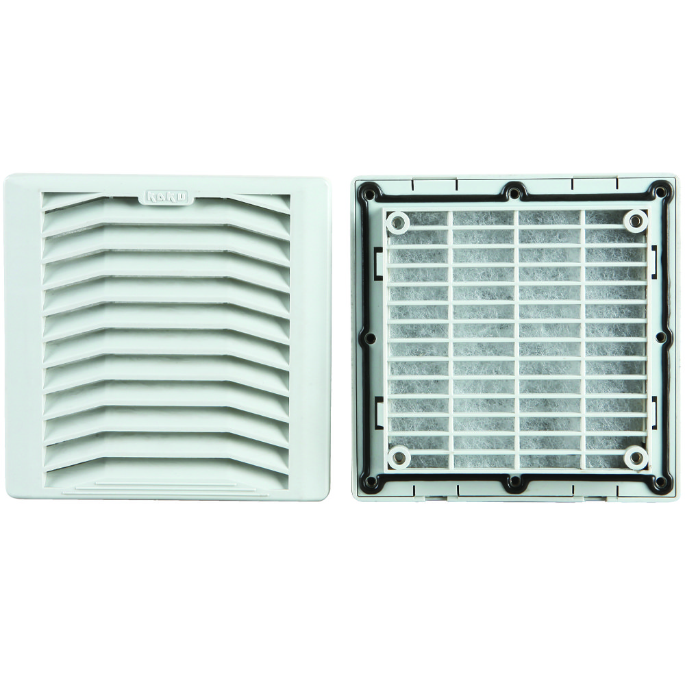 Filtro griglia 149x149x29.5mm con fori ventola 120