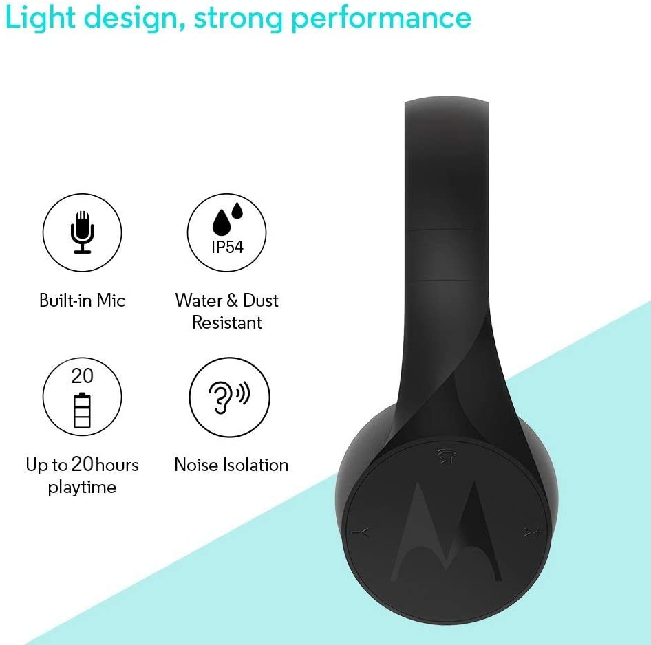 Stereo headphones with Bluetooth function Mod. Pulse Escape black