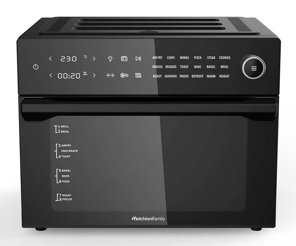 Friggitrice ad aria e forno BENEDETTA 30L nera