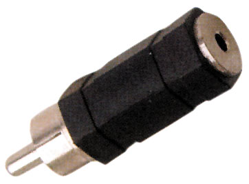 FR1606 Adapter plug rca - socket mono 3,6 mm