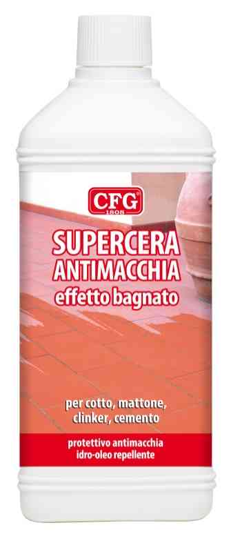 Supercera Antimacchia Effetto Bagnato Per Cotto In Flacone Da 1L G304 CFG