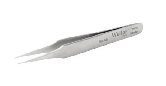 Micro pinzette, punta molto fine, M4AS Weller