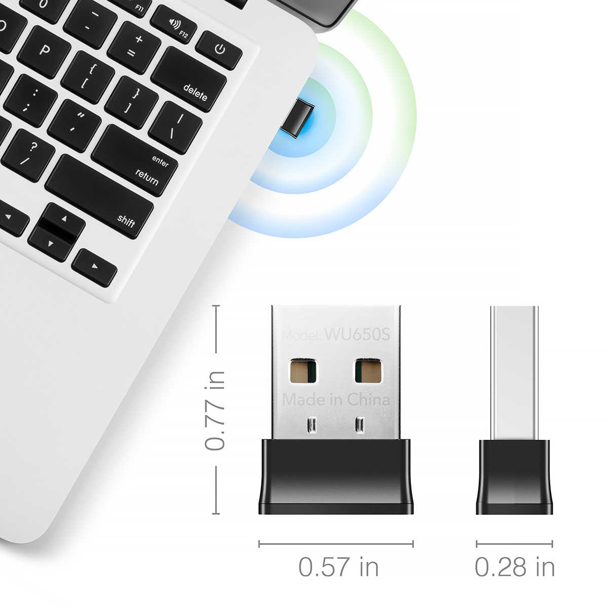 WU650 - AC650 Wi-Fi Mini USB Adapter