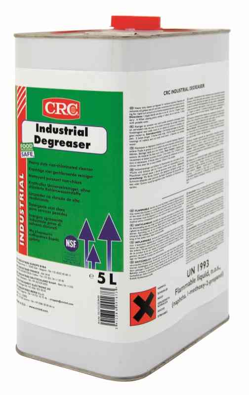 Industrial Degreaser Energico Sgrassante A Rapida Evap. Tanica Da 5 Lt FG002 CRC