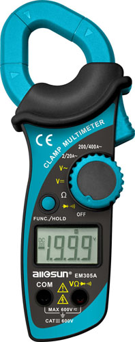 Pinza Amperometrica Digitale autoranging EM-305A All-sun