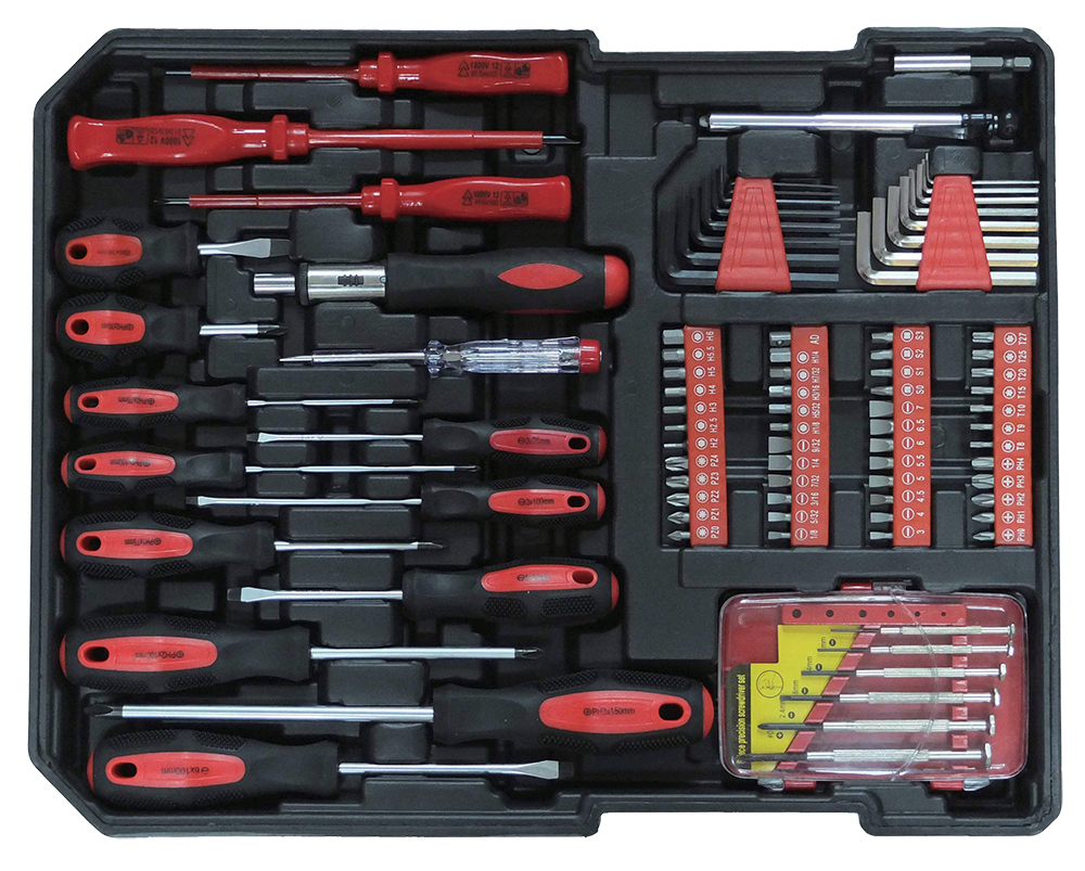 MK320 Kit - Valigia Trolley porta attrezzi 320pz