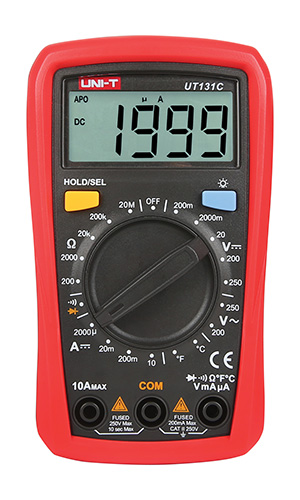 Multimetro Digitale UNI-T palmare con temperatura UT131C