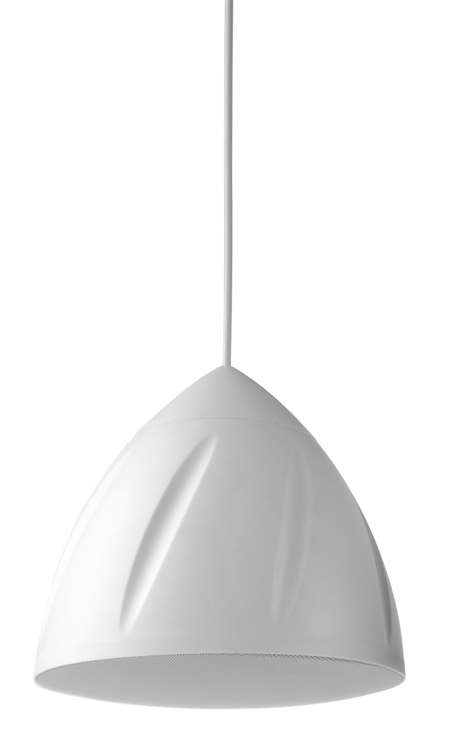 30W 100V/8Ohm Suspended Speaker, 5.25” Woofer, White, model PDS40W