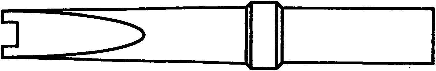 Punta saldante/dissaldante Larghezza  2,5 mm Lunghezza 1,5 mm T0054104099 Weller