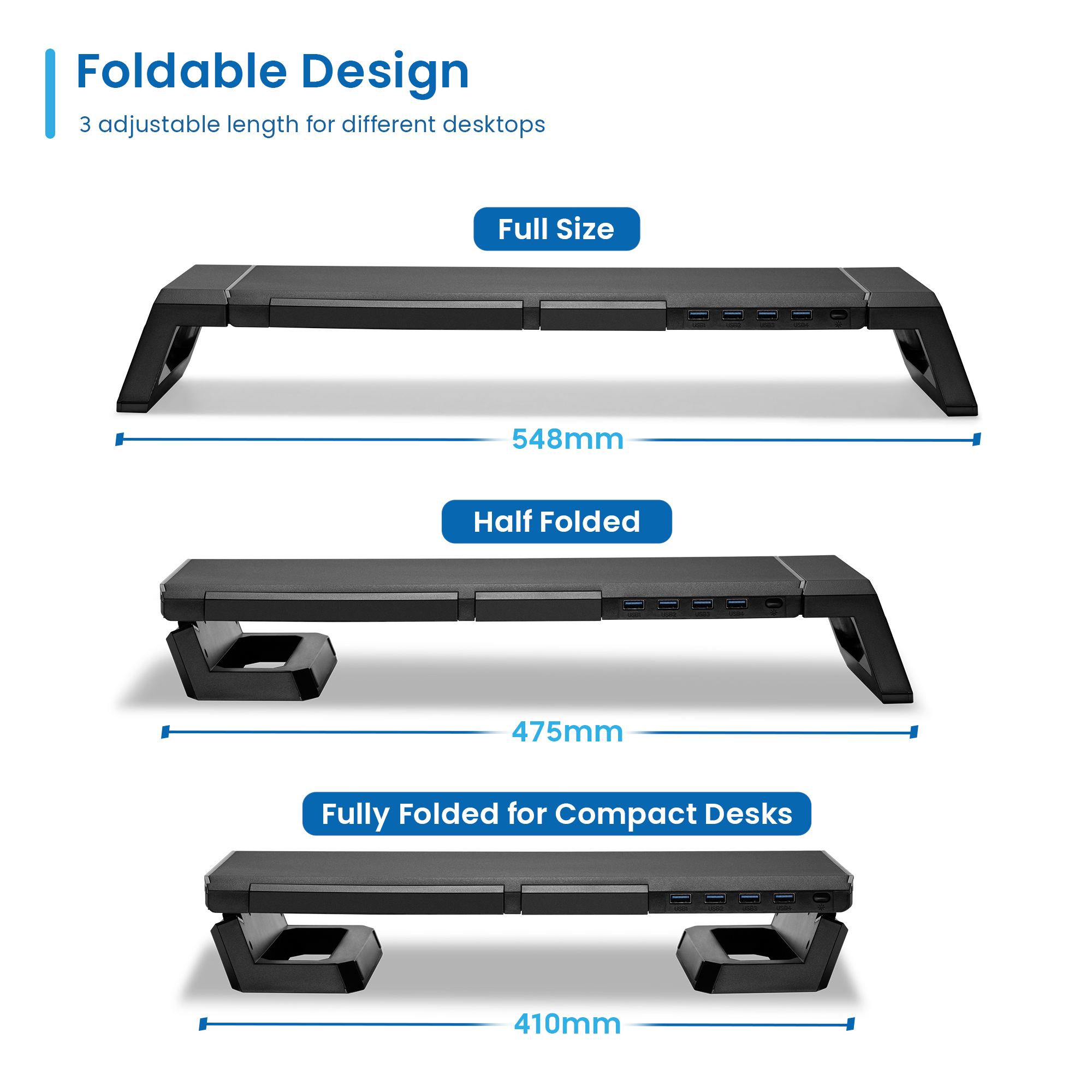 EW1268 - Supporto per monitor pieghevole RGB
