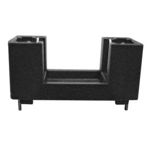 5x20 Printed Circuit Fuse Holder with 6.3A-250V Fuse, Black PTF/606N