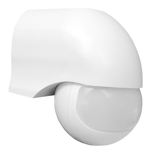 LX40 white wall-mounted PIR sensor infrared 180° 12m