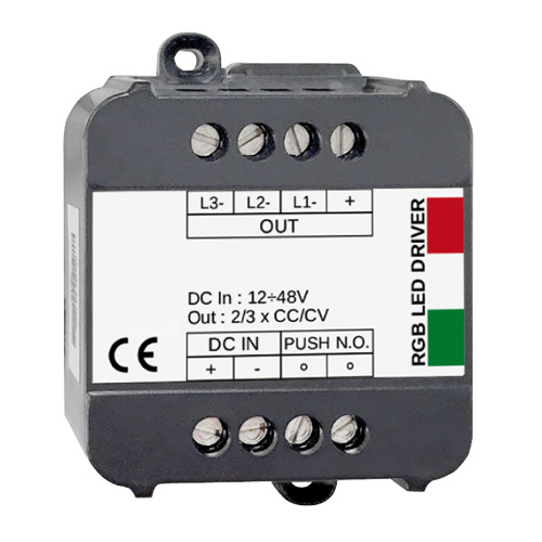 Controller dimmer DLC1248-3CV-RGB-ME, 3 canali, per luci a LED RGB, MKC Light