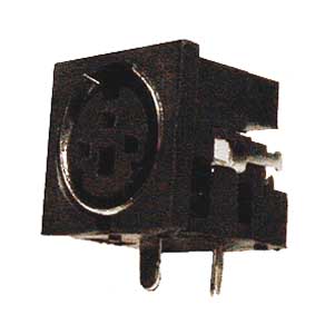 Presa Da Circuito Stampato 90° Schermata M. DIN 3Poli PR/13-C