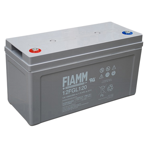 Batteria al piombo ricaricabile 12V 120Ah terminale m8 FIAMM