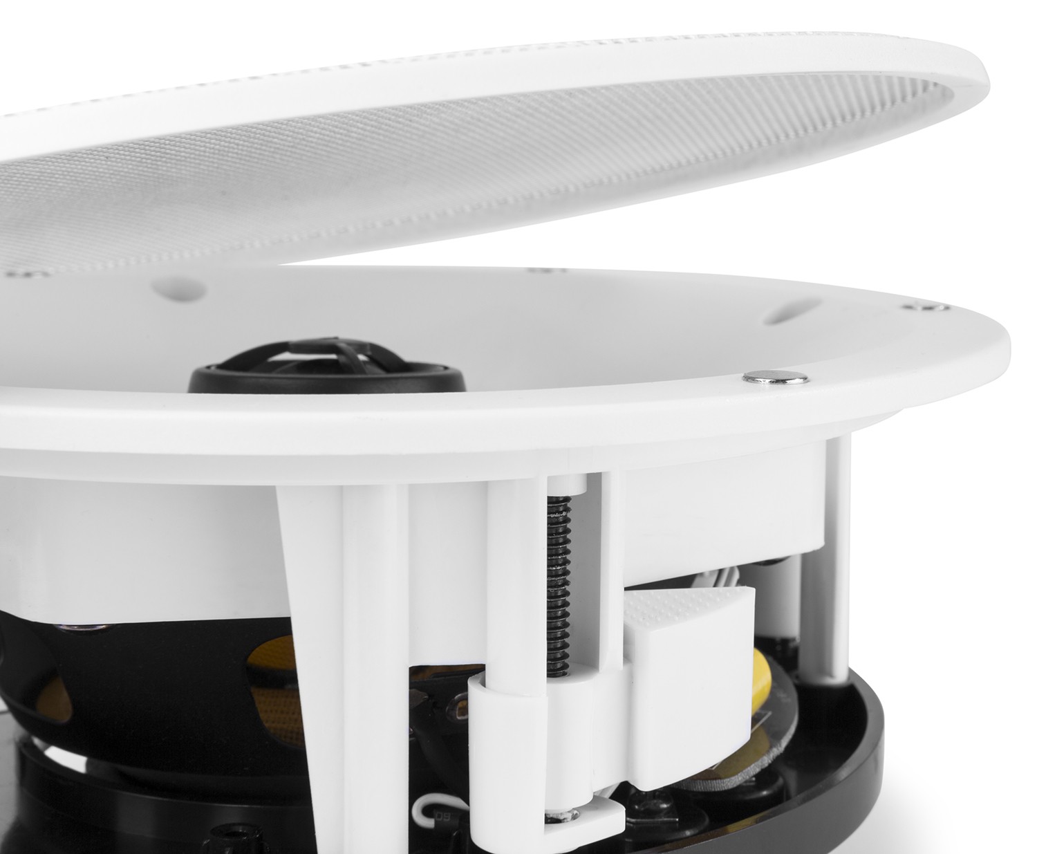 Coppia diffusori WI-FI e Bluetooth da incasso a soffitto 100W 8Ω, colore bianco, Mod.WCS50