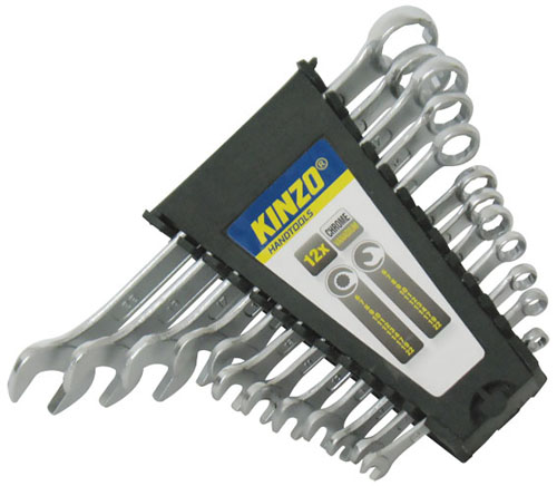 Set 12 pcs chiavi combinate 6-22 crv Kinzo