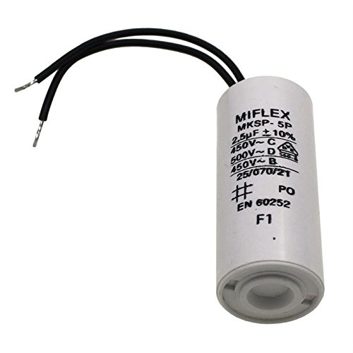 Condensatore in polipropilene di spunto terminale faston 2,5UF 400/450V