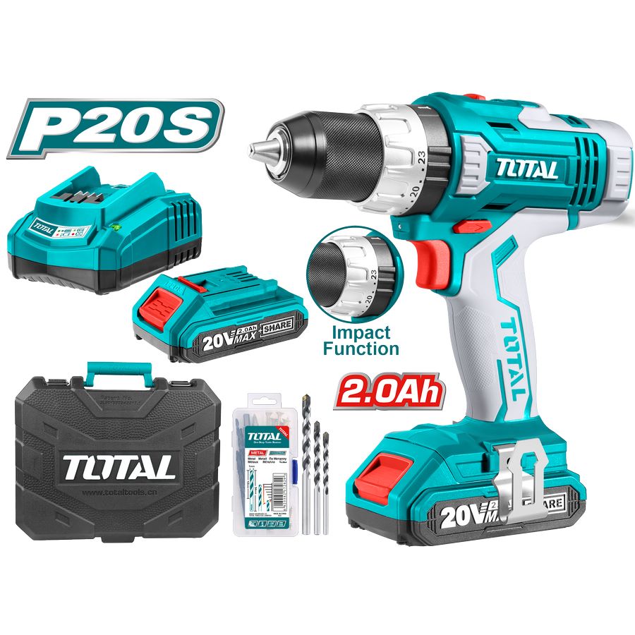 Trapano Litio + Batt + Carica + Valigetta One BatteryTIDLI2003